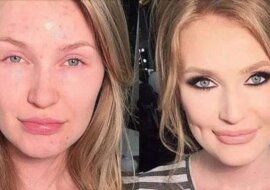 Make-up kann jede Frau bis zur Unkenntlichkeit verändern, und hier ist der Beweis
